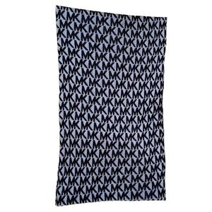 MICHAEL Michael Kors scarf infinity‎ black and gray classic MK print throughout